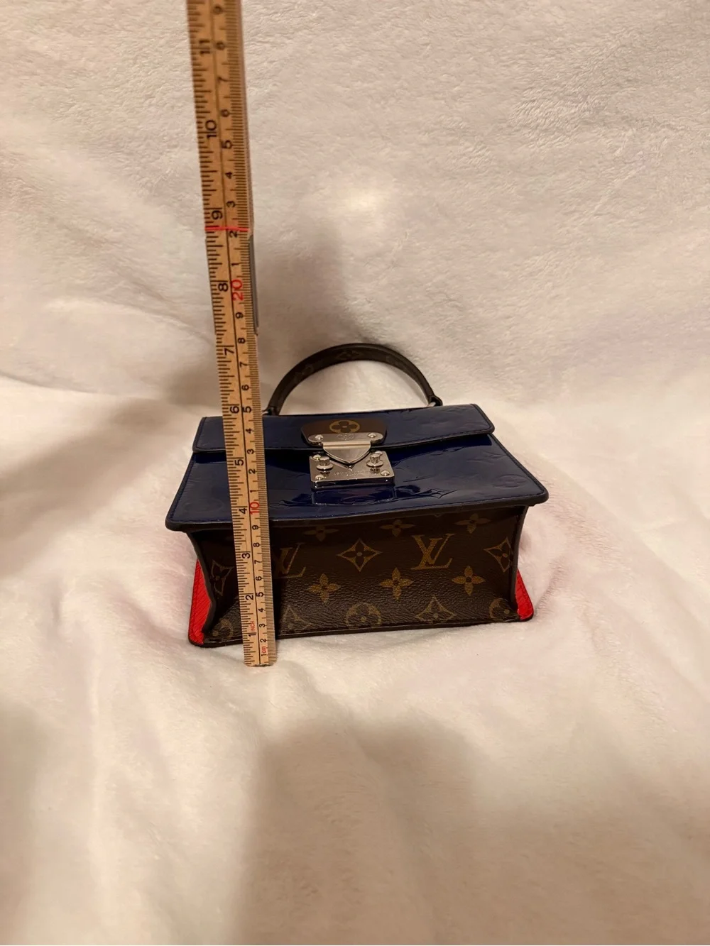 Louis Vuitton Spring Street PM Handbag (Blue Indien) FK5109